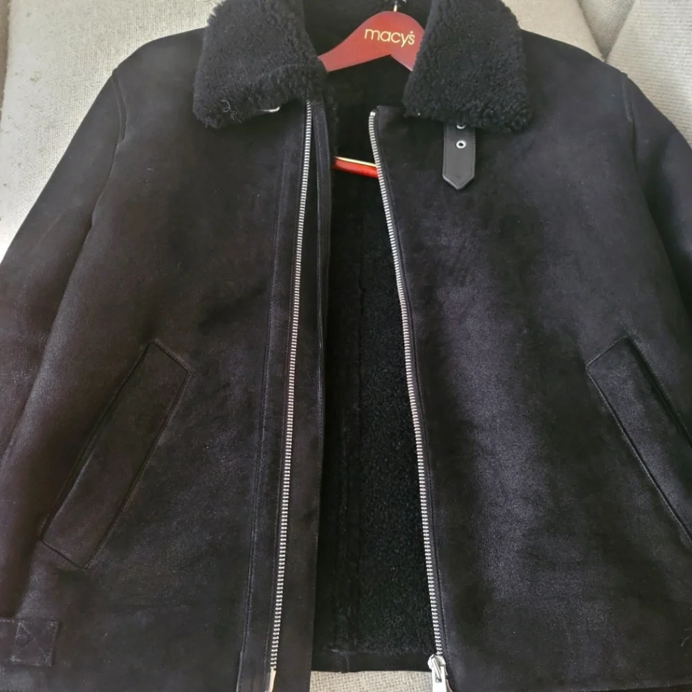 Shearling jacket Allsaints - Picture 1 of 5